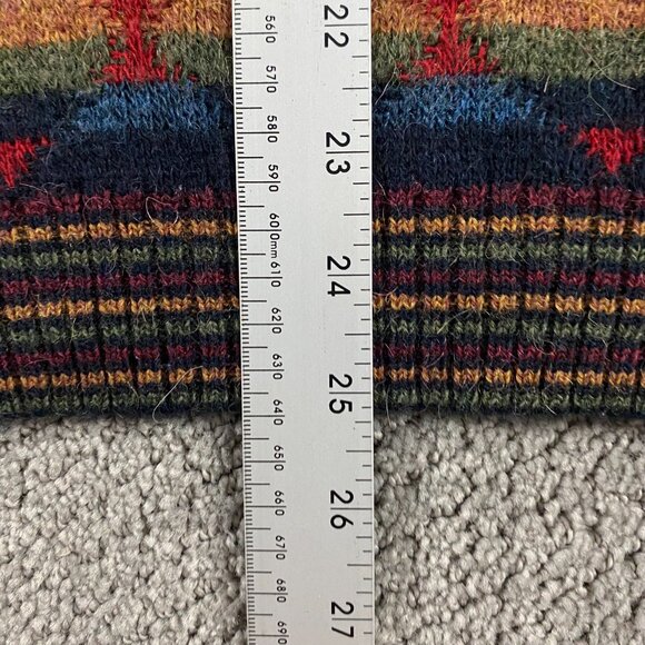 Vintage Norm Thompson Sweater Men's Large Alpaca Wool Cosby Biggie Italy 90s - Picture 8 of 8